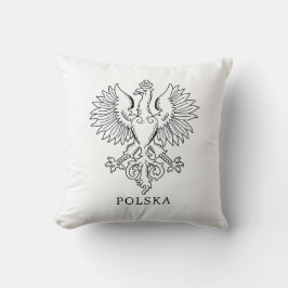Poland's White Eagle Contemporary State Emblem  クッション