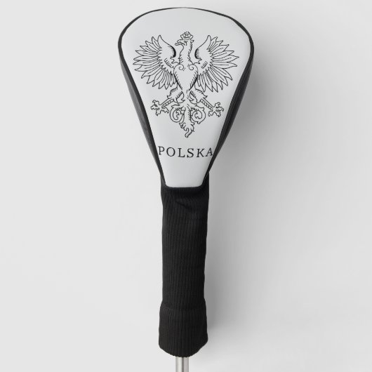 Poland's White Eagle Contemporary State Emblem  ゴルフヘッドカバー (正面)