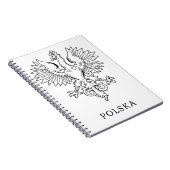 Poland's White Eagle Contemporary State Emblem  ノートブック (右側)