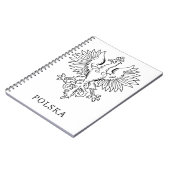 Poland's White Eagle Contemporary State Emblem  ノートブック (左側)