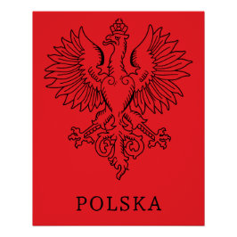 Poland's White Eagle Contemporary State Emblem  ポスター