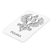 Poland's White Eagle Contemporary State Emblem  マグネット (左側)