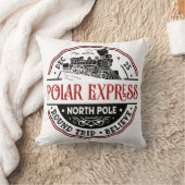 POLAR表現ラウンドトリップオーナメント クッション (ブランケット)