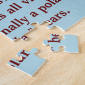 Polar Bearおもしろいファクト20"x30" - 1,014ピース ジグソーパズル (側面)