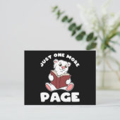 Polar BearとBooks Just One More Page ポストカード (スタンド正面)