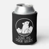 Polar Bearのサポークールト 缶クーラー (缶正面)