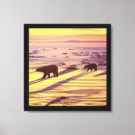 Polar Bearの絵画プリント&ポスター キャンバスプリント