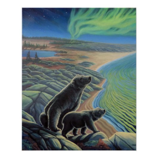 Polar Bearの絵画プリント&ポスター ポスター (正面)