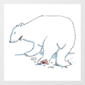 Polar Bearウィンドウが離れない ウィンドウサイン (シート)