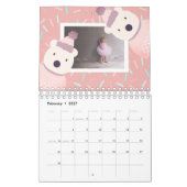 Polar Bear季節背景フォトカレンダー カレンダー (2月 2027)
