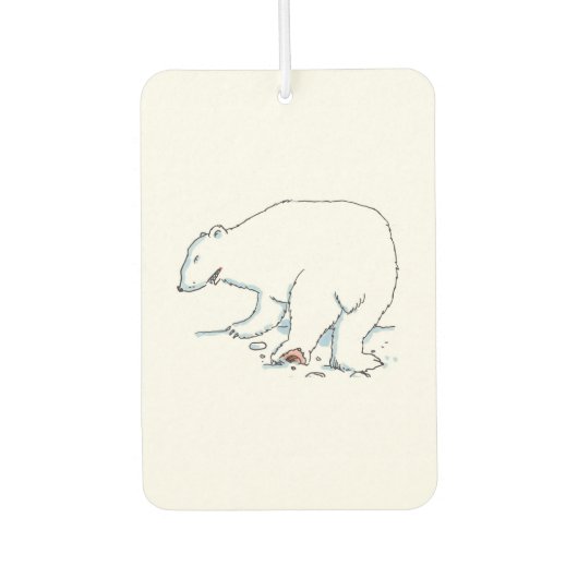 Polar Bear車の空気清浄剤 カーエアーフレッシュナー (正面)