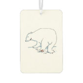 Polar Bear車の空気清浄剤 カーエアーフレッシュナー (裏面)