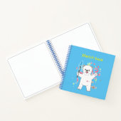 Polar bear　ホッキョクグマ（白くま）カスタム　スケッチ／ ノートブック (内部)