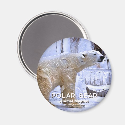 Polar Bear マグネット (正面/裏面)