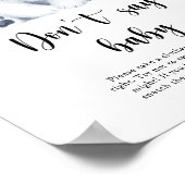 Polar Bear – 言わないベビーポスター ポスター (角)