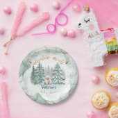 Polar Bear Adventureが赤ちゃんシャワーを待つ ペーパープレート (パーティー)