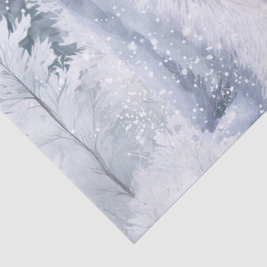 Polar Bear and Cub Watercolor 薄葉紙 (詳細)