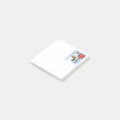 Polar Bear and Robin Christmas Greeting ポストイット (アングル)