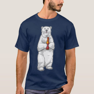 Polar bear Bottle Beer Tシャツ