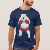 Polar bear Boxer Boxing gloves Boxing Tシャツ (正面)