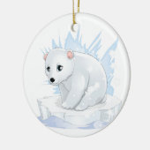 Polar Bear Ceramic Ornament セラミックオーナメント (左)