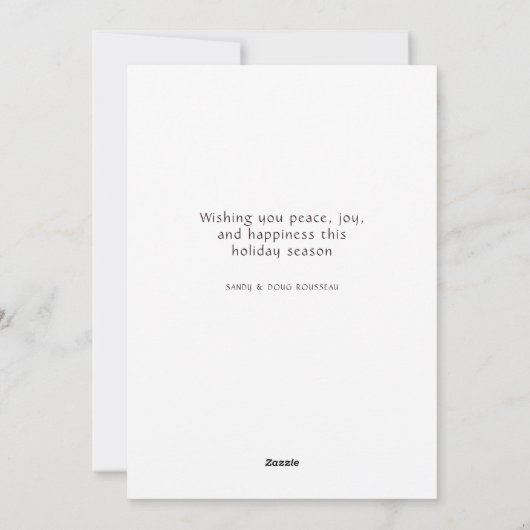 Polar Bear Christmas  シーズンカード (裏面)