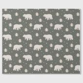 Polar Bear Christmas  ラッピングペーパー (フラット)