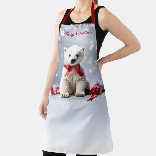Polar Bear Christmas Holiday Apron エプロン (インサイチュ)