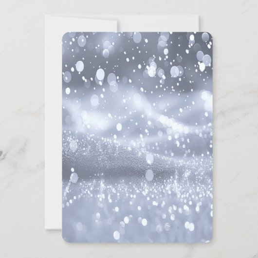 Polar Bear Christmas Holiday Party Invitation 招待状 (裏面)