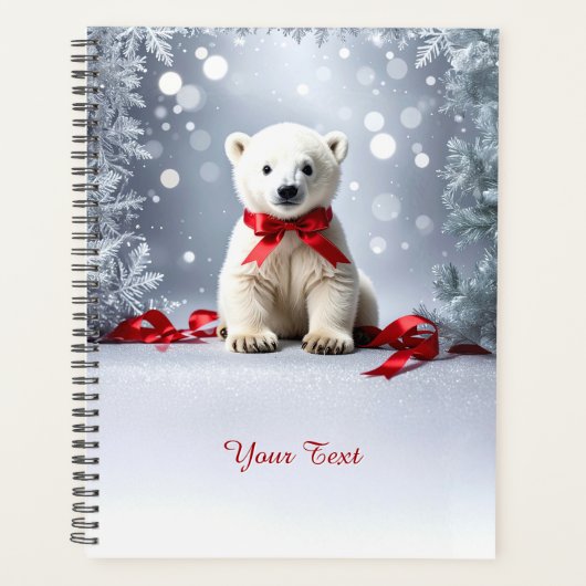 Polar Bear Christmas Holiday Planner プランナー手帳 (正面)