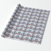 Polar Bear Christmas Holiday Wrapping Paper ラッピングペーパー (アンロールド)