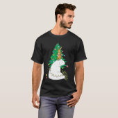 Polar Bear Christmas Tree Cute Happy Animals Fun Tシャツ (正面フル)