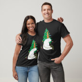 Polar Bear Christmas Tree Cute Happy Animals Fun Tシャツ (ユニセックス)
