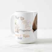 Polar bear & cub、Our First Mother's Day With コーヒーマグカップ (正面左)