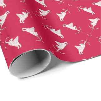 Polar Bear Cupids Wrapping Paper ラッピングペーパー