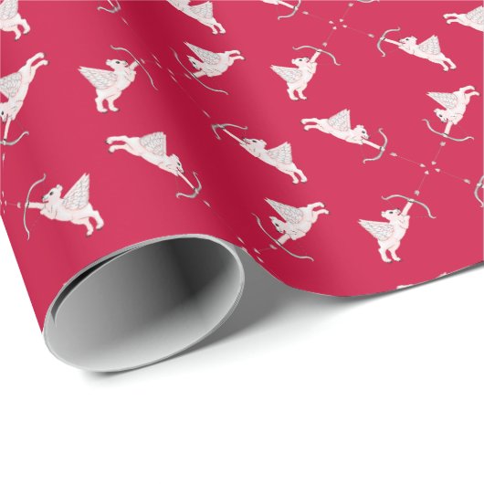 Polar Bear Cupids Wrapping Paper ラッピングペーパー (ロールコーナー)