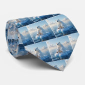 Polar Bear Floating On an Ice Floe ネクタイ (ロール)