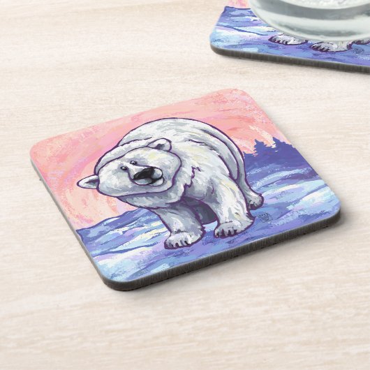 Polar Bear Gift & Accessories コースター (左側)