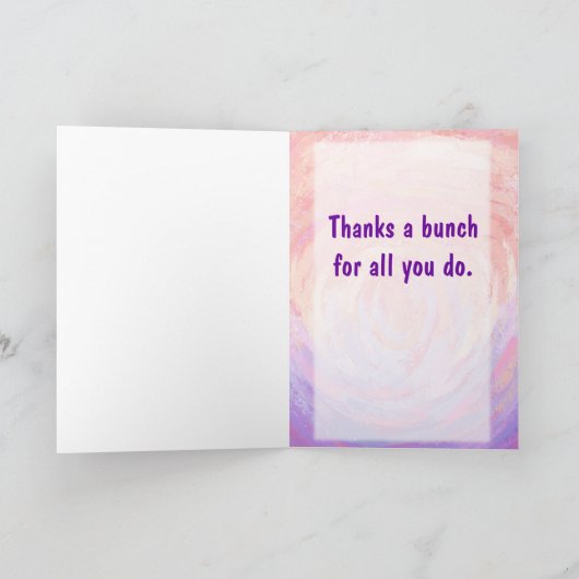 Polar Bear Gift & Accessories サンキューカード (内部)