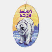 Polar Bear Gift & Accessories セラミックオーナメント (左)