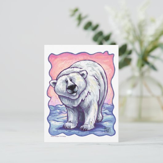 Polar Bear Gift & Accessories ポストカード (スタンド正面)