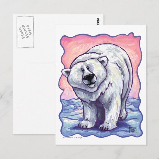 Polar Bear Gift & Accessories ポストカード (正面/裏面)