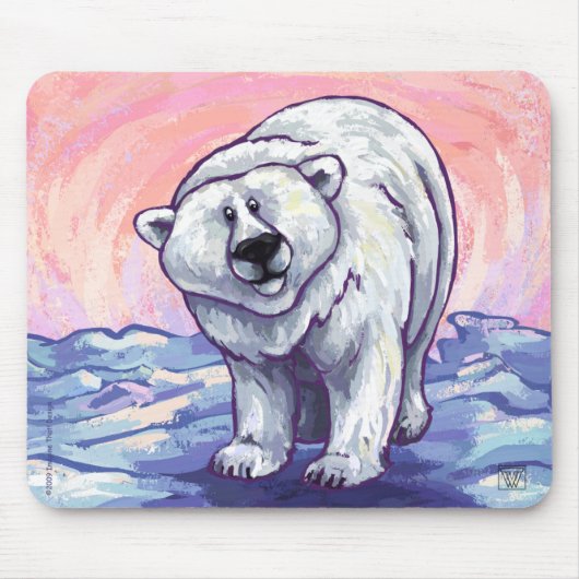 Polar Bear Gift & Accessories マウスパッド (正面)