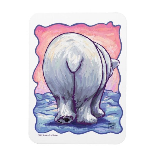 Polar Bear Gift & Accessories マグネット (縦)