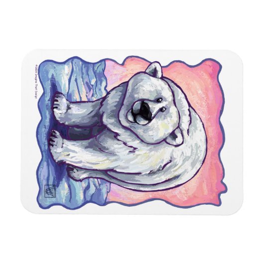 Polar Bear Gift & Accessories マグネット (横)