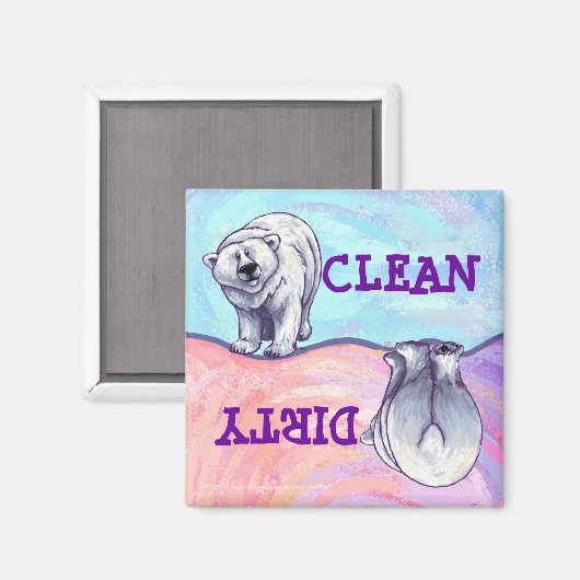 Polar Bear Gift & Accessories マグネット (正面/裏面)