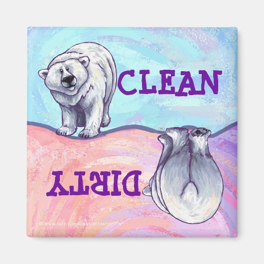 Polar Bear Gift & Accessories マグネット (正面)