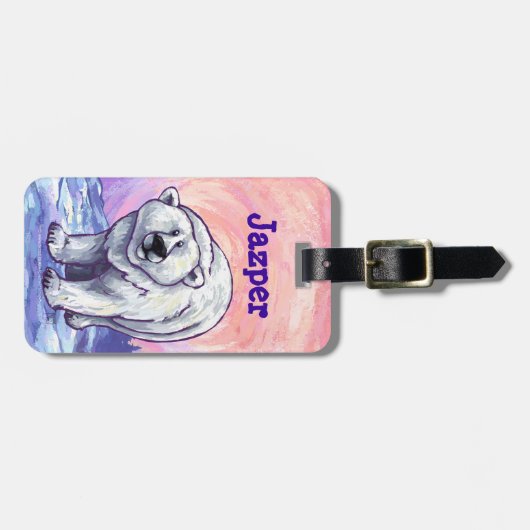 Polar Bear Gift & Accessories ラゲッジタグ (正面横)