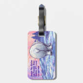 Polar Bear Gift & Accessories ラゲッジタグ (裏面縦)