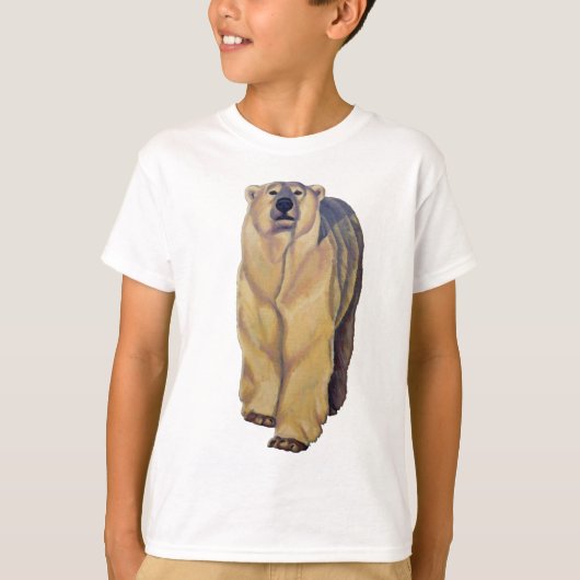 Polar Bear Kid's Shirt Polar Bear Children Tシャツ (正面)